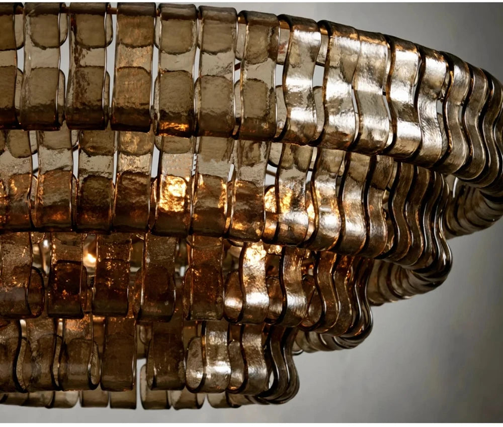 Glass Chandeliers Lights 2026 Classic Round Hanging Lamps for Ceiling Home Decoration Lighting Gold Lustres Lamparas De Teto