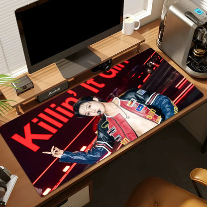 Mouse J It Pad Anti-fray Home Custom Dancer Ergonomic Office Hope Rubber Girl Large Singer Desk Mat Keyboard PC Killin Non-slip