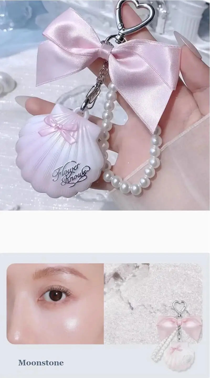 Flower Know Shell Jewelry All-In One Gift Set Makeup Set Full Professional Eyeshadow Blush Baked Powder 10pcs Flowerknows Kits