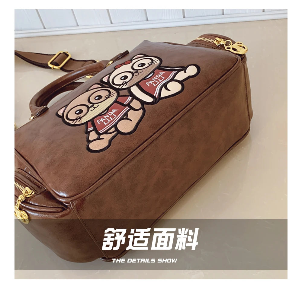 Fashion Luxury Brand Ladies Shoulder Bag Cartoon Bear Women's Crossbody Bag High Quality Tote Bag Waterproof Women's Hanbags