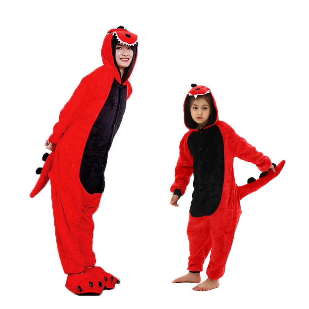 S M L XL Women One-piece Pajama Plush Flannel Jumpsuit Adult Winter Kigurumi Anime Onesies Halloween Unicorn Cosplay Costumes