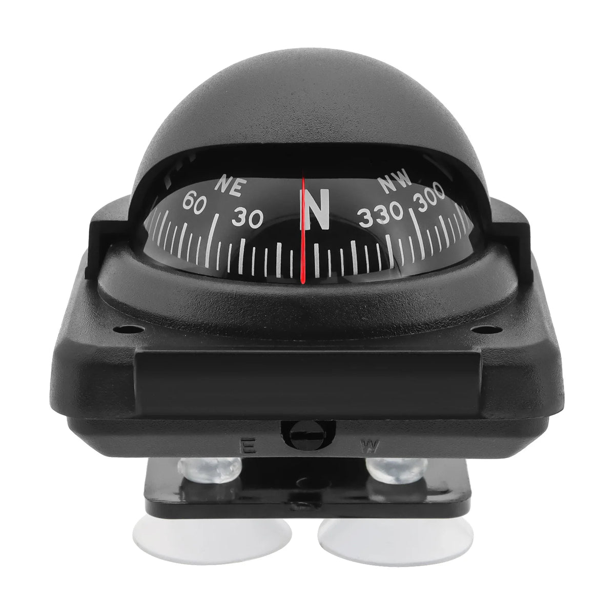 AD Universal Compass Mini Navigation Compass Rotary Adjustable Spherical Dashboard Guide Compass For Boat Vehicle Accessories
