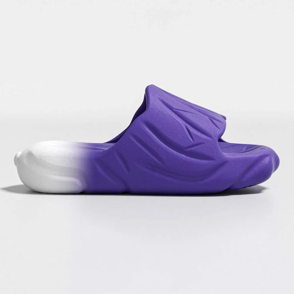 SHAJI Cute Cartoon Vegetable Cabbage Slides Unisex Couple Cloud Slippers EVA Thick Platform Cozy Non Slip Footwear Summer Indoor