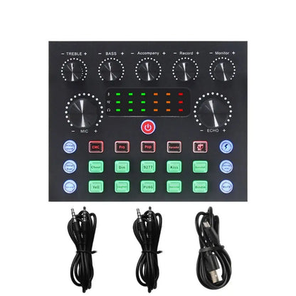 BM800 Condenser Microphone Kit Computer Sound Card Mobile Phone Voice Changer Microphone Streaming Headset Microphone