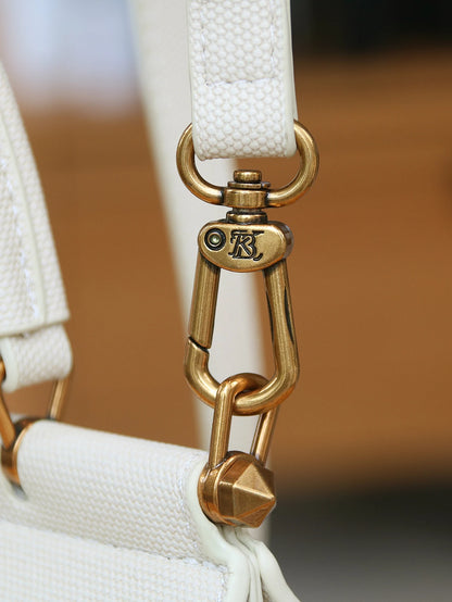 New fashion 2026 luxury handbag high quality niche design high sense embroidery western style small square bag with double-sided