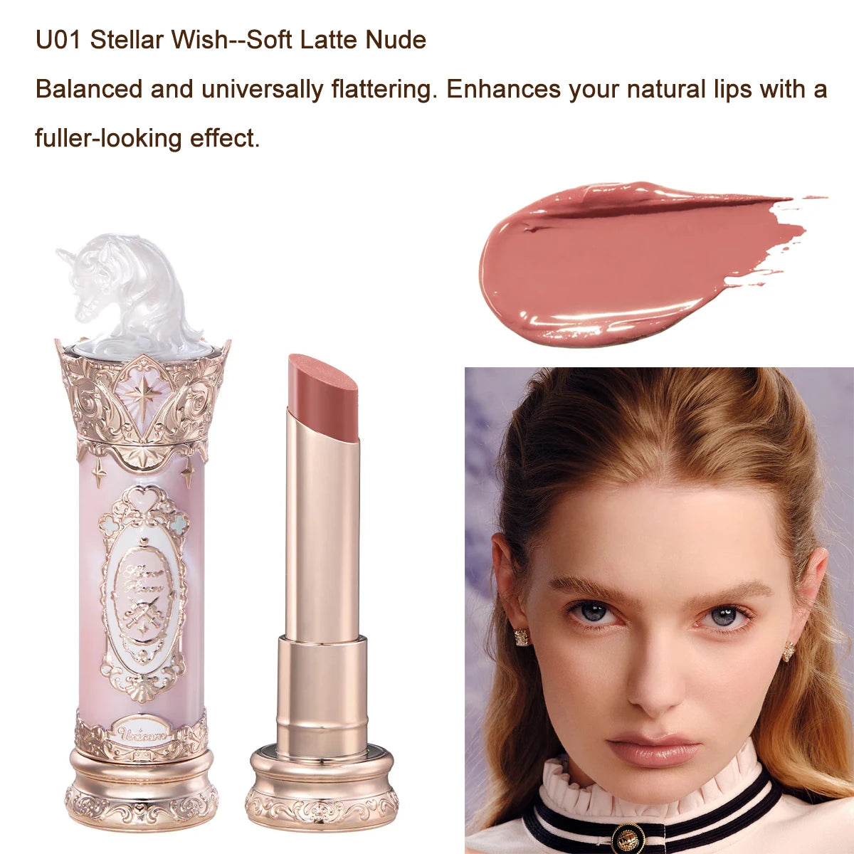 Flower Knows Knight Unicorn Makeup Set Eyeshadow Blush Lipstick Loose Powder Long Lasting Fantasy Princess Beauty Kit Cosmetics