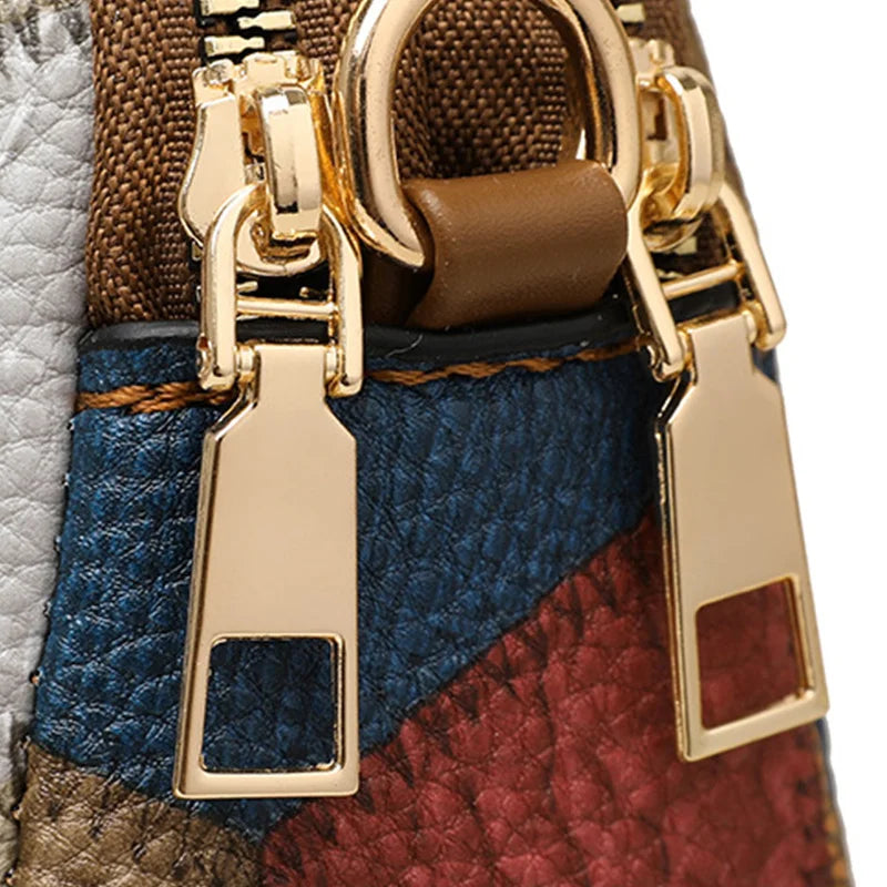Vintage Female Shoulder Bags Fashion Shell Bag Patchwork PU Leather Women Bag Hobo Ladies Handbag Big Casual Tote Bags