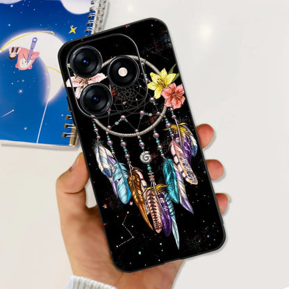 Phone Case For Tecno Spark 10 10C 2023 Fashion Flower Cat Butterfly Soft Silicone TPU Cases For Tecno Spark10 Spark10c KI5q KI5k