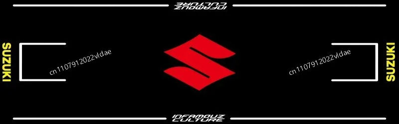 SUZUKI Motorcycle Garage Rug for Sports Racing Suzuki Moto Display Carpet Electric Vehicle Mat Home Decoration Doormat Bedroom