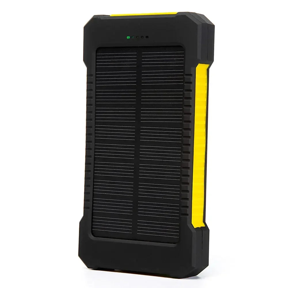 20000mAh Portable Solar Power Bank Waterproof External Battery Backup Powerbank 20000 MAh Phone Battery Charger LED Power Bank