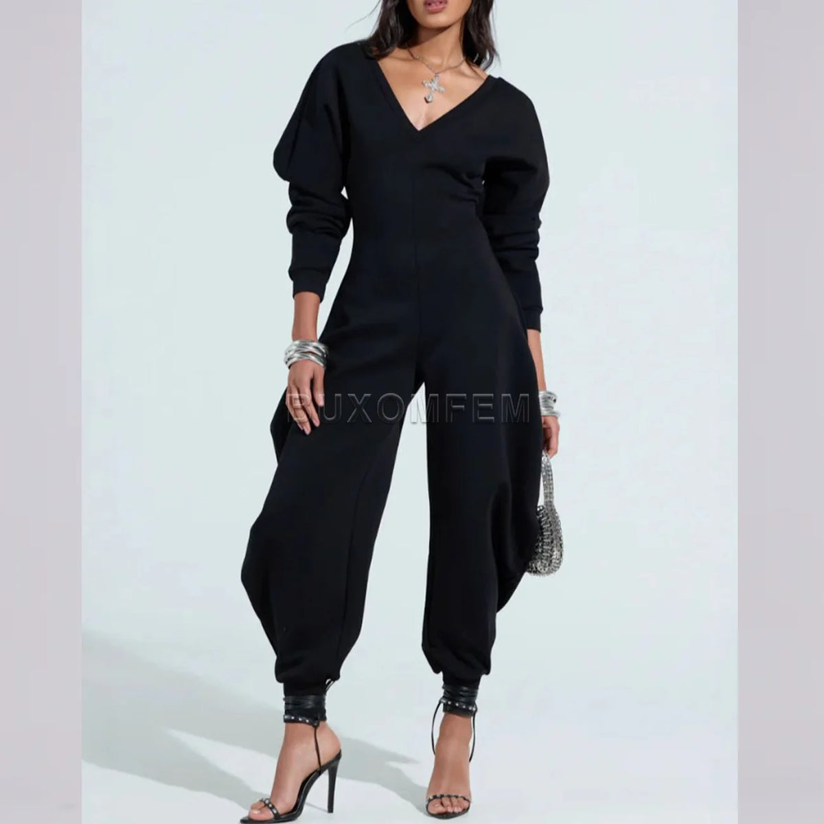 Fashion Outwear Female Club Bodysuits New Stylish Causal Jumpsuits Women's Set Long Sleeve Sets 2025 Ladies Streetwear Clothings