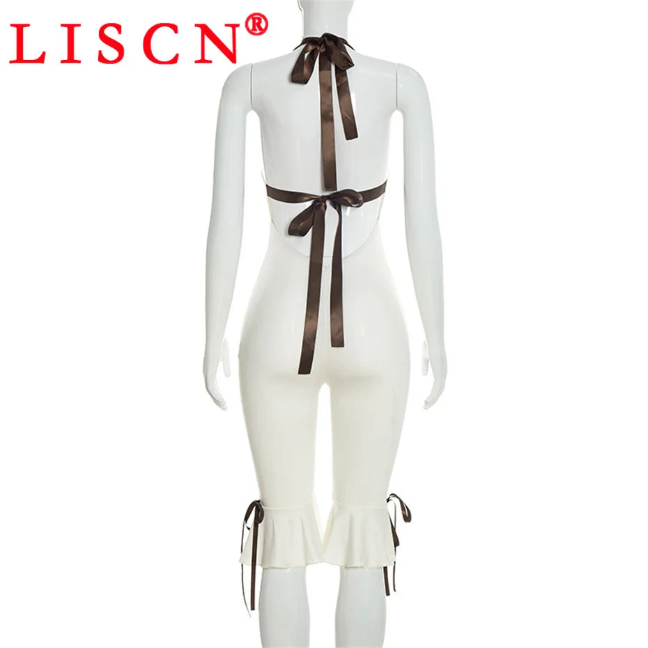 10 Bulk Items Wholesale Lots Jumpsuits for Women Sexy Sleeveless Printing Bodycon Rompers Party Club Clothes K17340