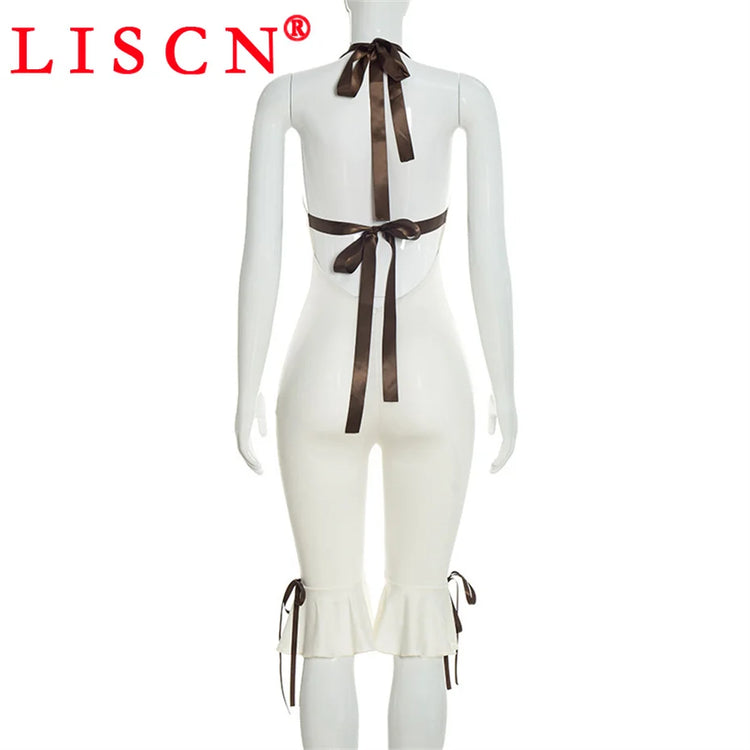 10 Bulk Items Wholesale Lots Jumpsuits for Women Sexy Sleeveless Printing Bodycon Rompers Party Club Clothes K17340
