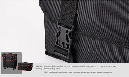 KLQDZMS Professional Cosmetic Case Female Oxford Cloth Beauty Manicure Toolkit Large Capacity Trolley With Wheel Luggage Bag