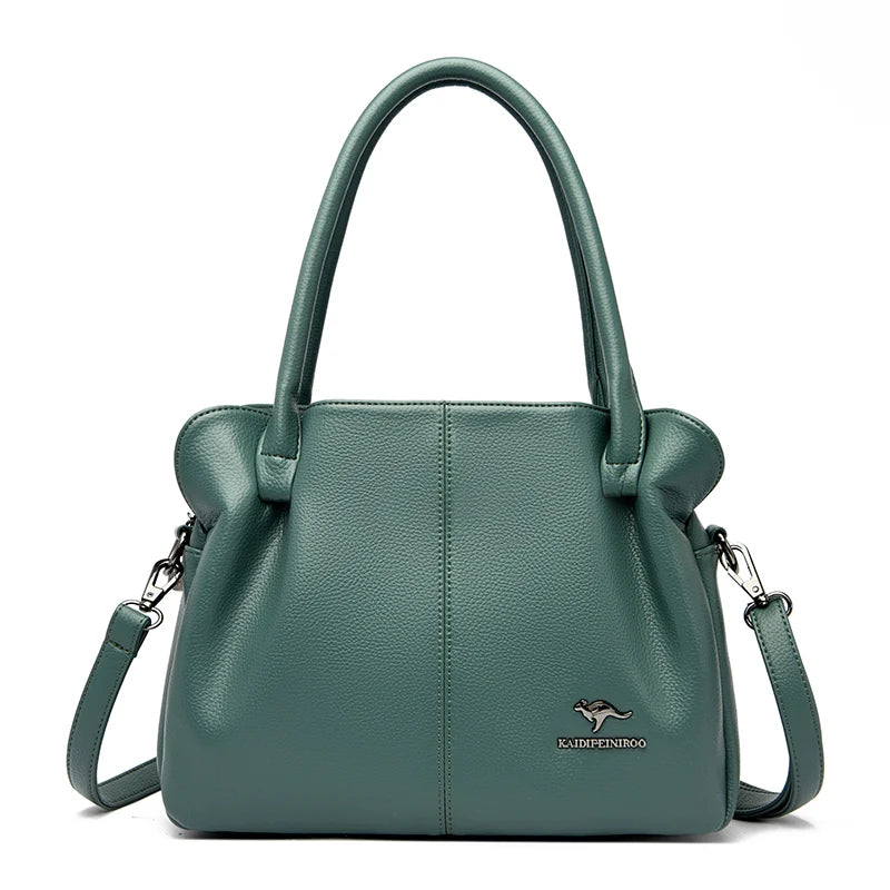 Luxury Designer Women's Handbag Soft Leather Large Capacity Purses and Handbags Casual Shoulder Bags Sac A Main Ladies Tote Bag