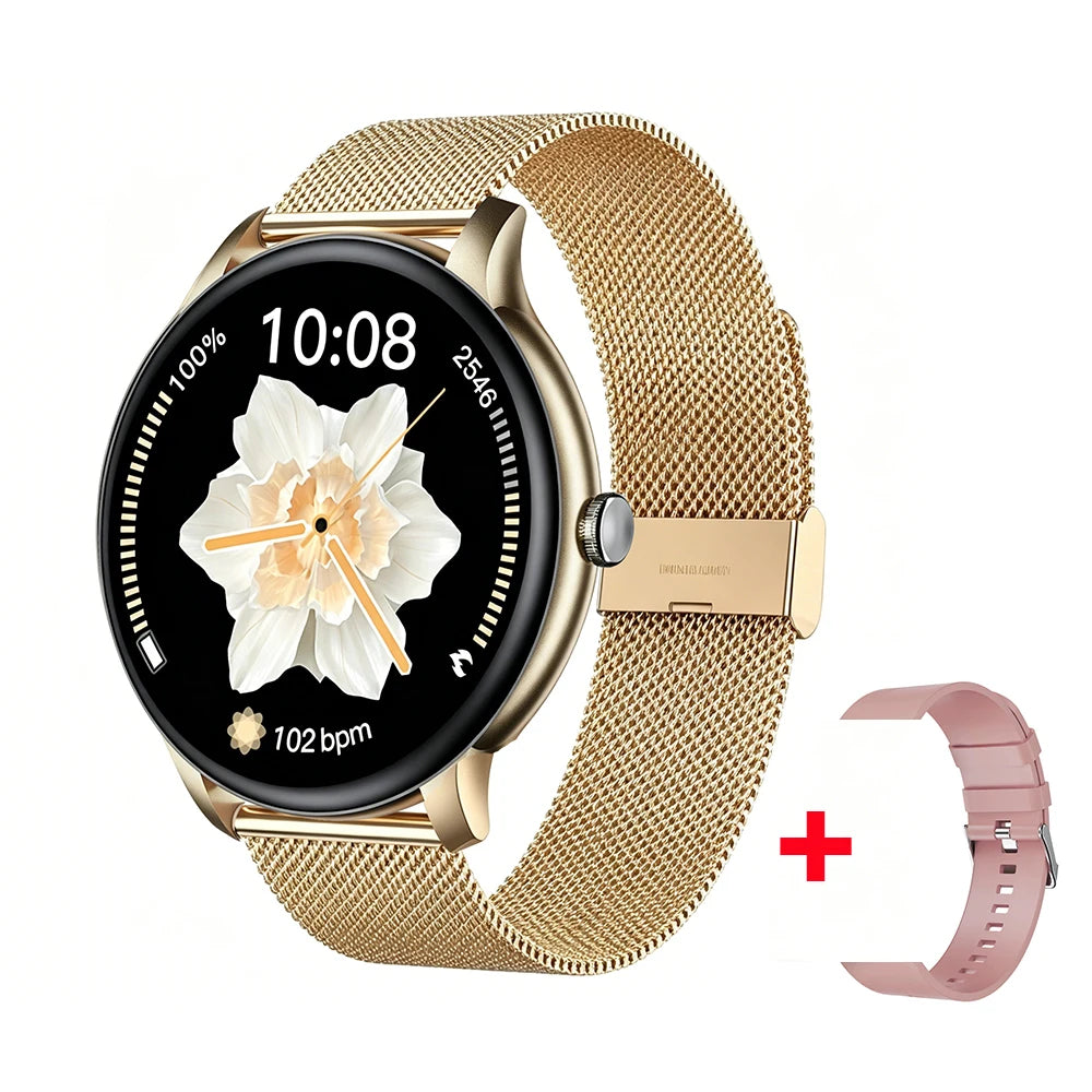 2026 New Smartwatch For Men Android IOS Phone 1.52" Screen Bluetooth Call Blood Oxygen Pressure Monitoring Smart Watch Women