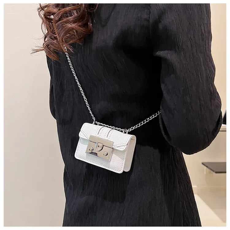Chain Female Bag Mini Summer Crossbody Bags for Women Fashion Luxury Designer Handbag Women's 2025 Trend Woman Shoulder Purse