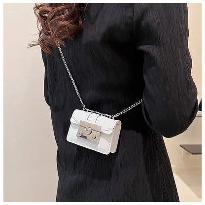 Chain Female Bag Mini Summer Crossbody Bags for Women Fashion Luxury Designer Handbag Women's 2025 Trend Woman Shoulder Purse