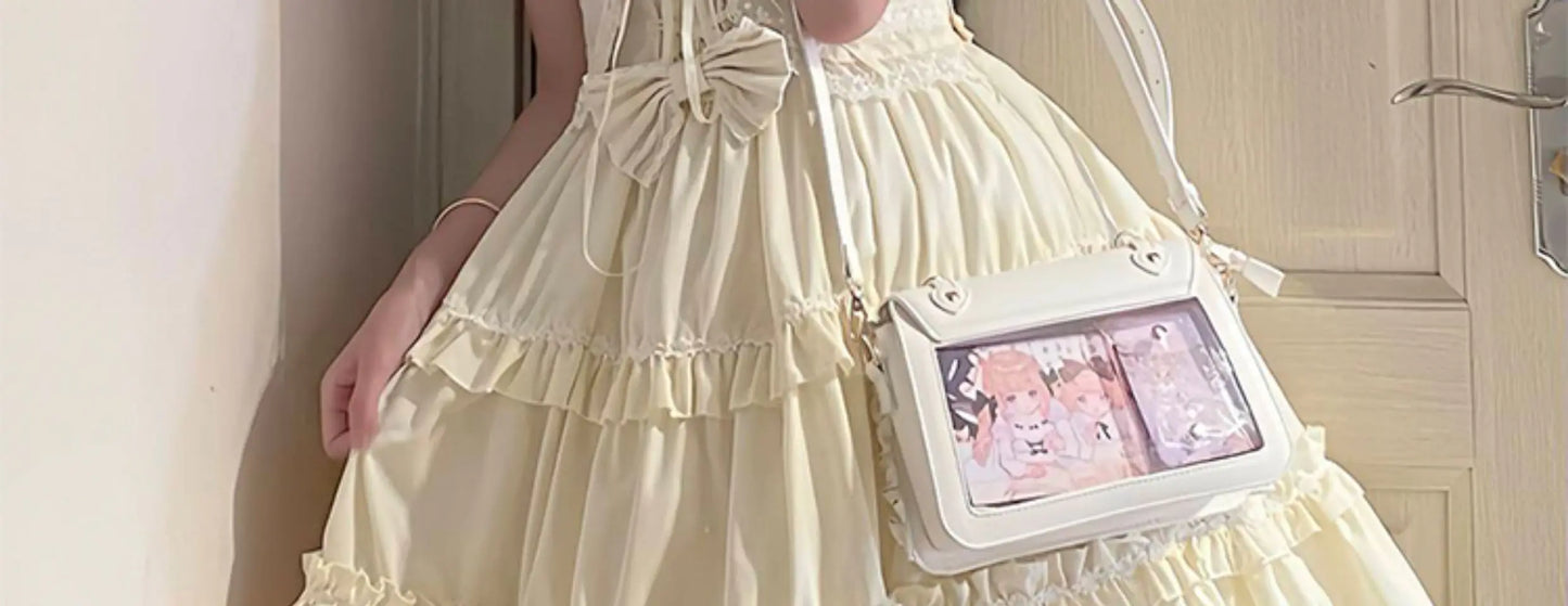 Sweet Ita Bag 2026 Elegant Lolita Bag Ladies Cute Girls Bow Crossbody Bag Popular JK Uniform Shoulder Bag Autumn Bolso Сумка