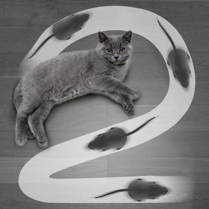 Cat Toy Simulated Remote Control Mouse Wireless Electric Mouse Cat Teaser Entertainment Self-play Pet Toy Cat Supplies