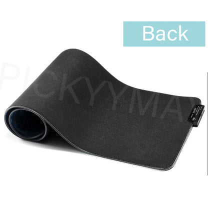 Sexy GirlLED Gaming Mousepads Large Backlight Desk Mat Non-Slip Gamer Mousepad Locking Edge RGB Mouse Pad Luminous Mouse Mat