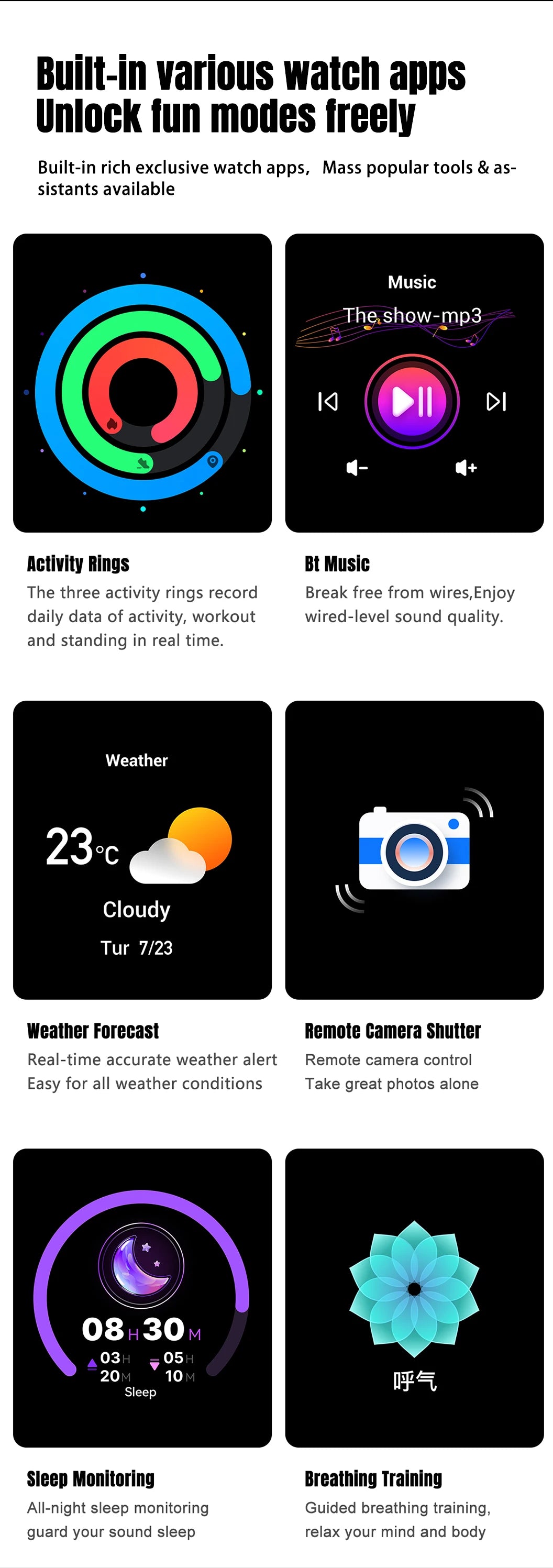 New Military Men's Outdoor Sport Smart Watch 1400mAh Battery BT Call Flashlight IP68 Waterproof 1.7' HD Large Screen Men Watch