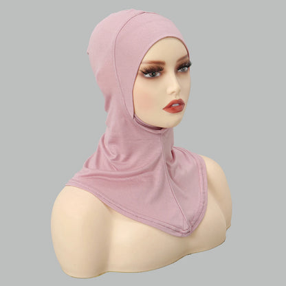 Muslim Inner Cap Hijab For Women Solid Underscarf Hijab Undercap Scarf Turban Hat Islamic Muslim Hijabs Ready To Wear Headcover