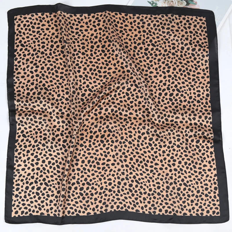 2026 Designer Women Chiffon Foulard Bandana Scarf 70cm Shawl Kerchief Square Headscarf Scarves Head Wraps Scarves Female Scarf