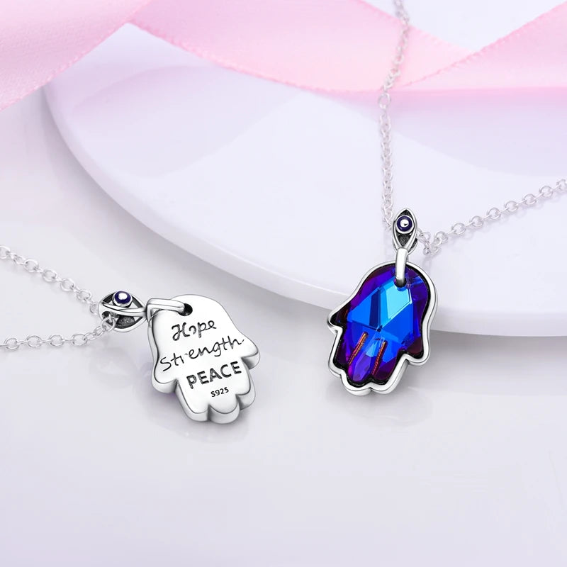 925 Sterling Silver Luminous Firefly Heart Shaped Zircon Pendant Necklace For Women Fashion Anniversary Birthday Jewelry Gifts