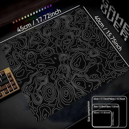 Fluid Mouse Pad 22X18 40X45 Square Computer Accessories Office Game Table Mats Rubber Anti-slip Mousepads Small Decor Desk Pads