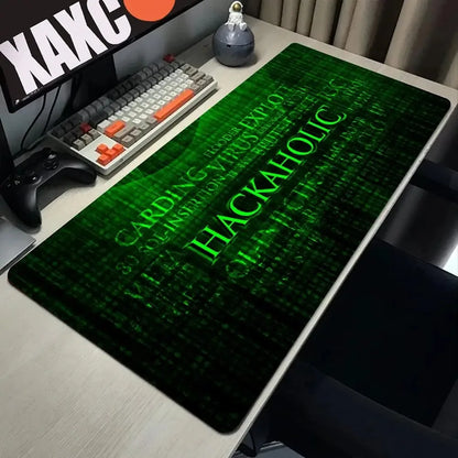 Hacker mouse pad 900X400 game player mouse pad XXL rubber non-slip table mat game accessories computer professional keyboard pad