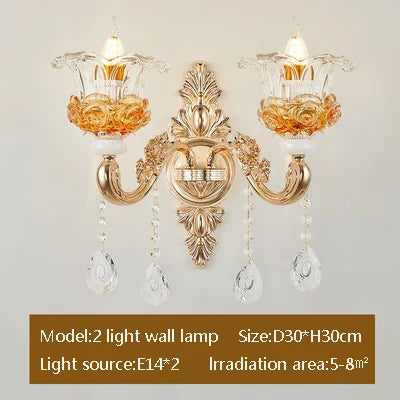 Luxury Living Room Chandelier Crystals Glass Hall Main Pendant Lamps Restaurant Bedroom French Creative Hanging Light Luminaire