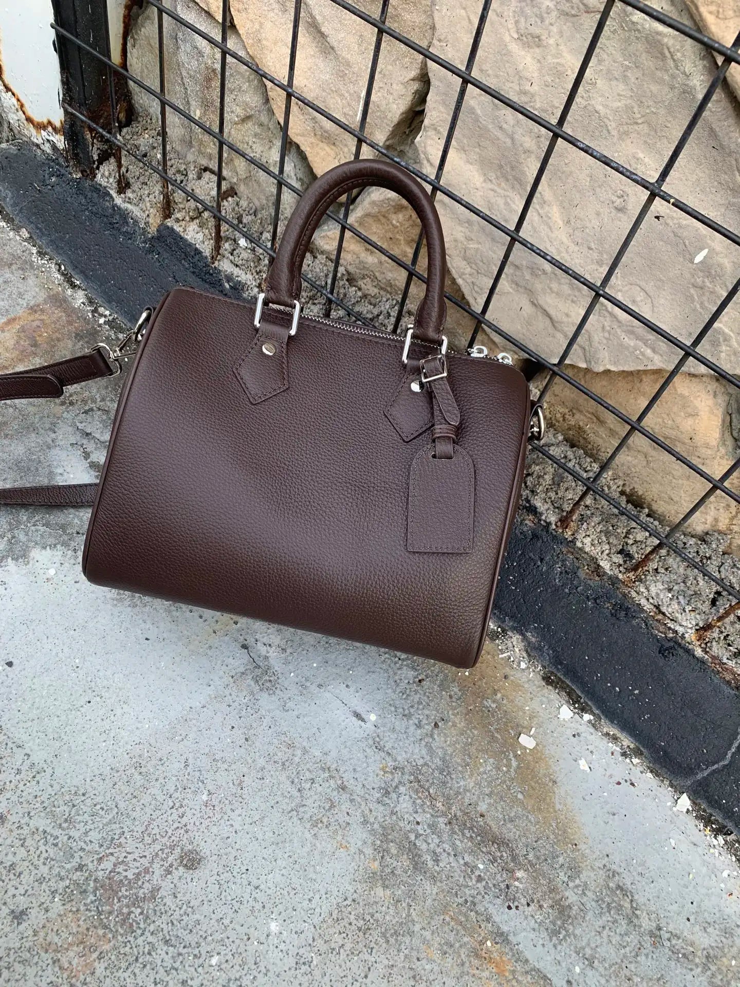 Genuine Grade Leather Women's Shoulder Crossbody Bag Luxury Designer Brand Female Handbag Fashion Soft Cowhide Ladies Boston Bag
