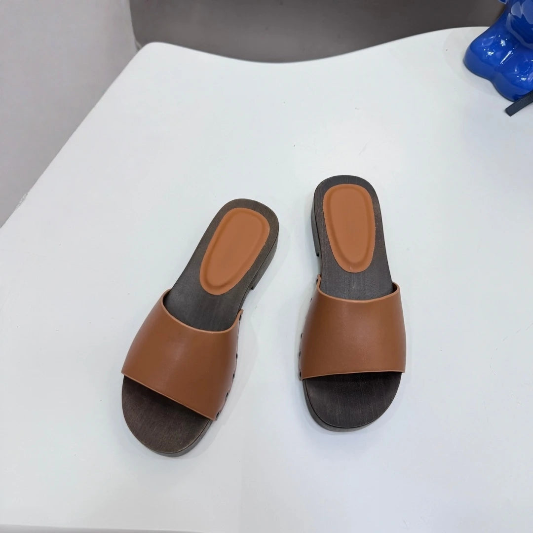 Luxury Brand Women's Shoes Handmade Fashion Slides Modern Slippers Outdoor Sandals Indoor Beach Garden Footwear Holiday Gifts