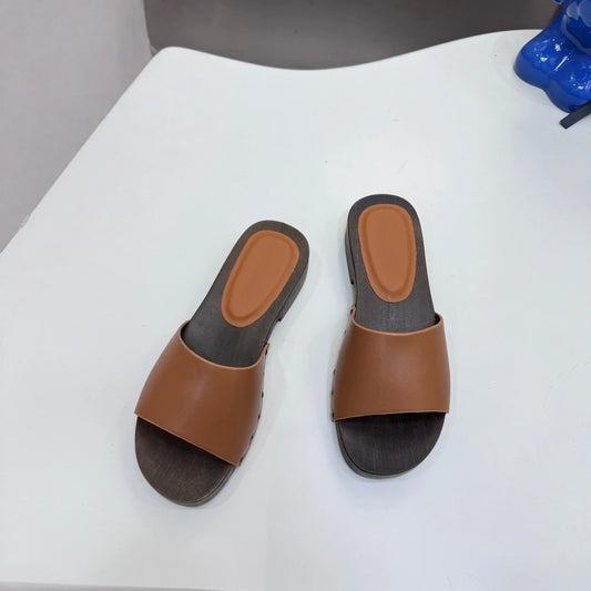 Luxury Brand Women's Shoes Handmade Fashion Slides Modern Slippers Outdoor Sandals Indoor Beach Garden Footwear Holiday Gifts