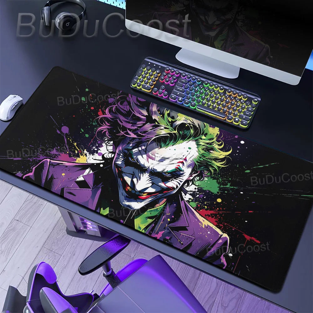 J-Jokers Popular Movies Mousepad HD Printing Computer Gamers Locking Edge Non-slip Mouse Pad XXL Non-Slip Keyboard PC Desk Pad