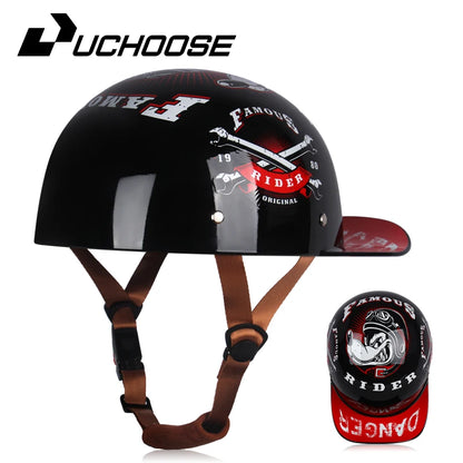 Vintage personalized men's and women's baseball caps motorcycle helmets ladybug helmets electric car baseball caps, half helmets