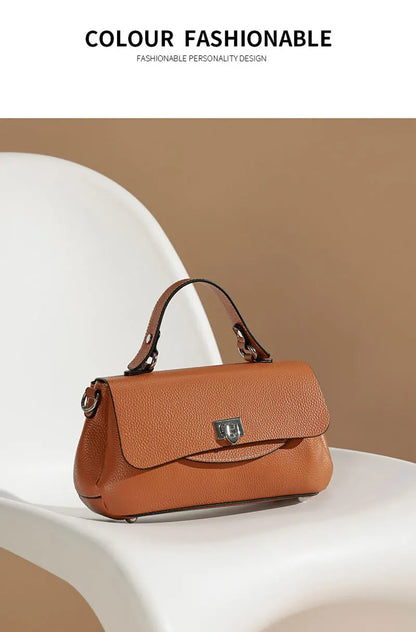 Genuine Leather Women's Bag Luxury Designer Crossbody Bags High Quality Cowhide Women Shoulder Bag Female Handbags M8863