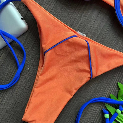 RUOTONGSEPT New Sexy Push up Bikini Set Swimsuit Women's low-waist Swimwear For Female Two Piece Beachwear 2023 Bathing Suit