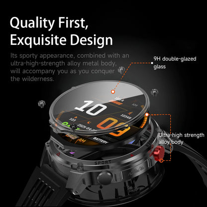 2026 T-Rex3 Ultra 1100mAh Battery Smart Watch GPS Track Compass IP69K Waterproof Sports tracker Outdoors Military Smartwatches