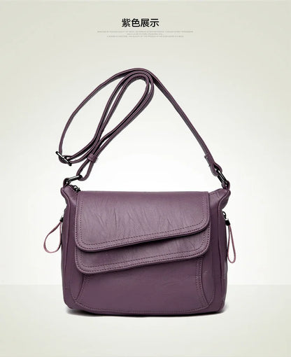 Luxury Designer Handbag High Quality Soft Leather Purses And Handbags Casual Shoulder Messenger Bags for Women 2024 New Sac