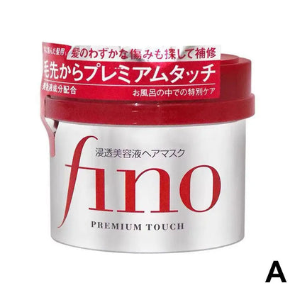 Fino Shampoo/Conditioner/Premium Touch Hair Mask, Repair Damaged Hair Oil Control Smooth Frizzy Hair for Silky, Voluminous Locks