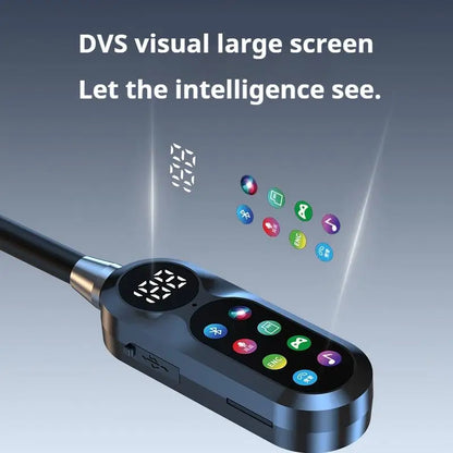 For Live Karaoke HD Screen Wireless Bluetooth 5.4 Headphones HiFi Sound Neckband Earphones Sports Gamer Headsets Noise Reduction
