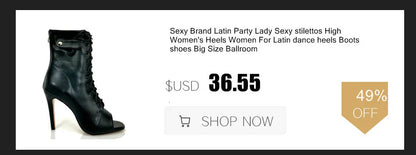 Women's 2020 Brand Party Boots Women's Sexy Stilettos High Heels Footwear Women Latin Dance Heels Shoes Latin 2020 For Ballroom
