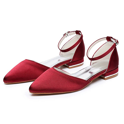 Crystal Queen Women Sandals Ladies Sexy Shoes Female Flats Point Toe Summer Shoes Casual Party Dress Flat