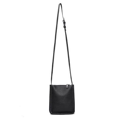 High Quality Genuine Leather Crossbody Bag for Women Vintage Cowhide Leather Shoulder Bag Small Luxury Designer Satchel Handbags