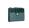 Luxury Brand Classic Retro Square Design Card Case Fashion Button Classic Folding Money Clip Compact Lightweight Luxury Women