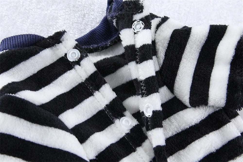 Autumn Winter Pet Dog Soft Fleece Clothes Warm Jumpsuit Coat for Small Medium Large Dog Cat Puppy Jacket Sweater with Leash Ring