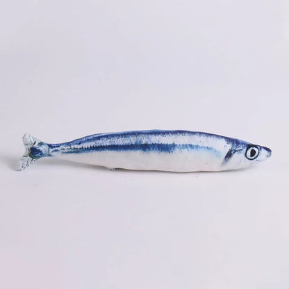 Hot sale of cat-teasing toys simulation fish tear-teasing cat chew plush toys fish cat supplies Pet supplies