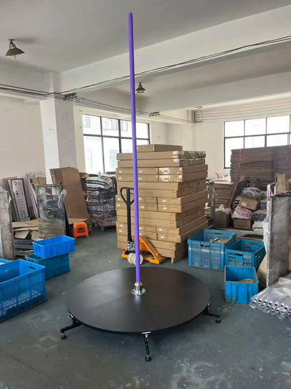 Freestanding Por- Adjus- Dance Pole for Home Club Gym Party Bar Stage Fitness